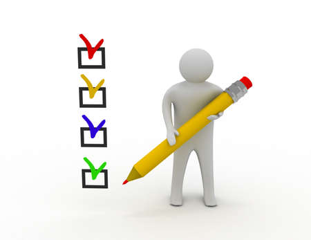 checklist conceptの写真素材