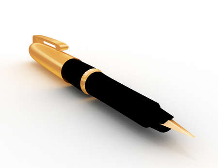 pen conceptの写真素材