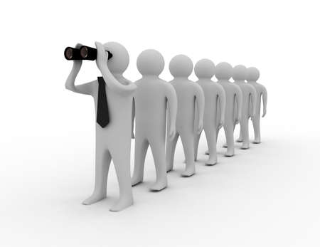 leader conceptの写真素材