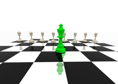 chess leader conceptの写真素材