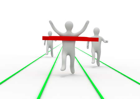 winner concept 3dの写真素材