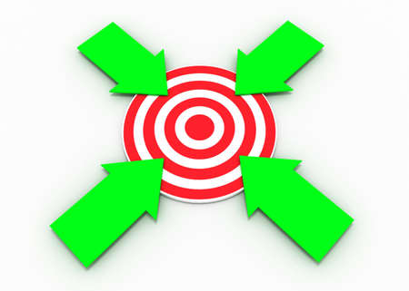 target success conceptの写真素材