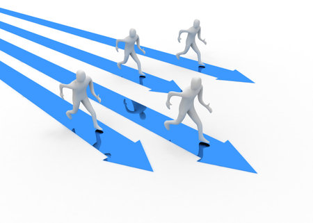 leader conceptの写真素材