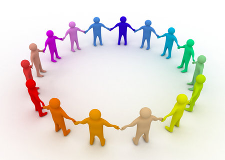 teamwork conceptの写真素材