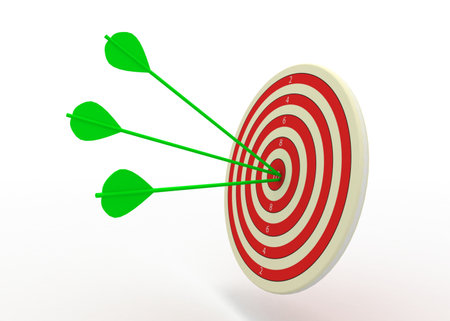 darts conceptの写真素材