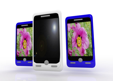 smartphone conceptの写真素材