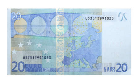 20 Euro banknotesの写真素材