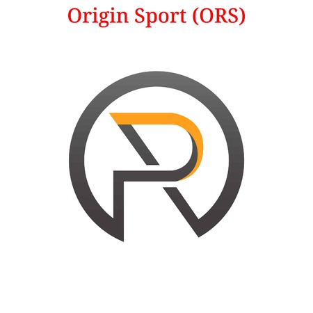 Origin Sport (ORS) cryptocurrencyのイラスト素材