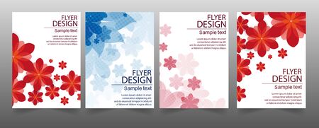 Set of Flyer design - Vector business. Can be use for publishing, print and presentation.のイラスト素材