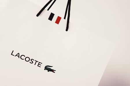 2019-09-28. Samara Package Lacoste Shopping shoppingのeditorial素材