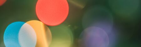 Background bokeh colored bright new year and christmas circlesの写真素材