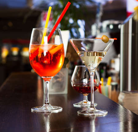 Couple of cocktail glassesの写真素材