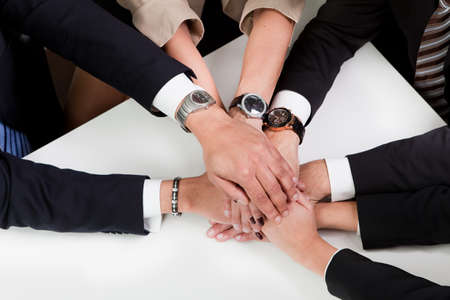 Business handshake over the dealの写真素材