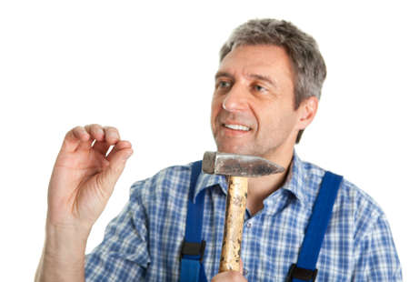 Confident service hammering in
