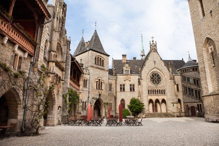 Photos of Ancient Marienburg Castle, Lower Saxony, Germany,,のeditorial素材