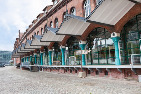 Customs Zoll museum in old Speicherstadt Hamburg, Germany,,,のeditorial素材