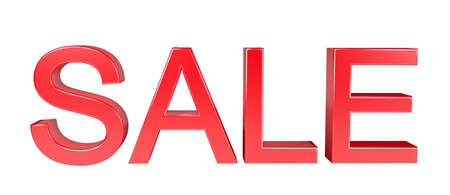 Marketing Sale Sign. Isolated On White Backgroundの写真素材