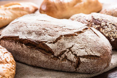 Close-up Of A Freshly Baked Traditional Bread