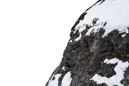 Close-up Of Snowcapped Rocky Mountains At Laaxの写真素材