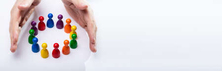 Workplace Inclusion And Employee Equality Protection By Handsの写真素材