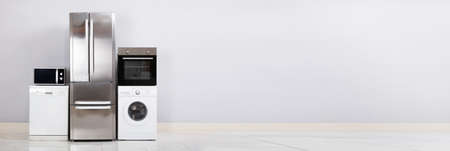 Electronic Household Appliances. Home Appliance And Electrical Equipmentの写真素材