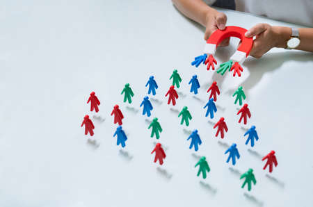 Magnetic Lead Generation. Attract Customer With Magnetの写真素材