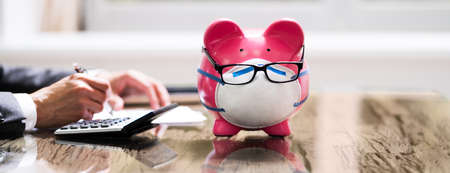 Save Money Piggybank, Budgeting And Financial Auditの写真素材