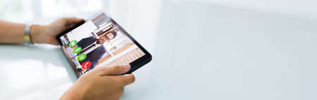 Online Video Conference Webinar Call. Videoconference Meeting