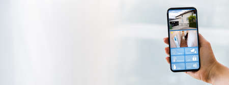 Smart Home Security Technology On Mobile Phone