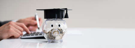 Piggy Bank College Graduate Cap Or Hat