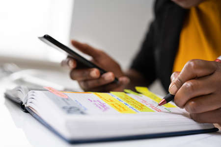 Agenda Meeting Plan Schedule In Personal Organizer