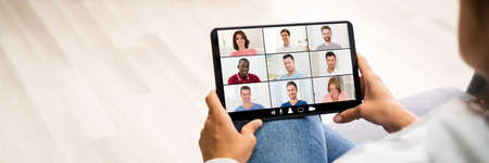 Video Conference Work Webinar Online At Home