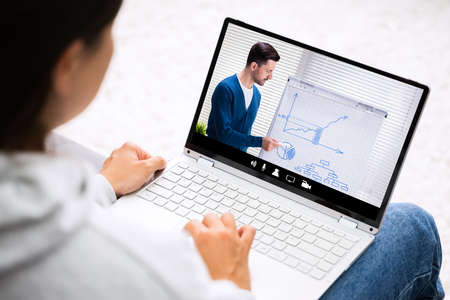 Virtual Online Training Meeting Or Tutorial Webinar Video