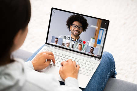 Video Conference Work Webinar Online At Home
