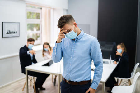 Office Gossip, Bullying And Harassment At Workの写真素材