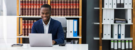 Work From Home On Multiple Computer Screenの写真素材