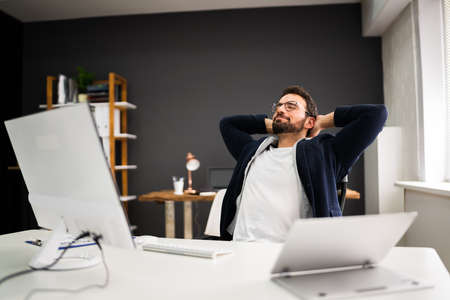 Relax And Lean Back In Office Computer Chair