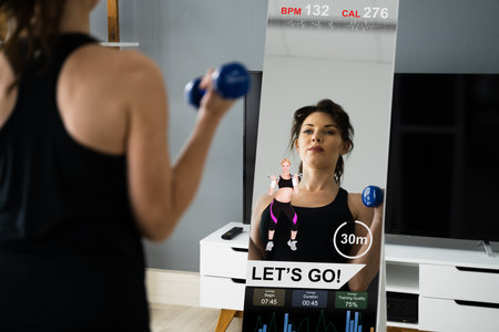 Online Fitness Exercise At Home Using Smart Mirror