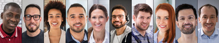 Diverse Group Of Business People Professional Staff