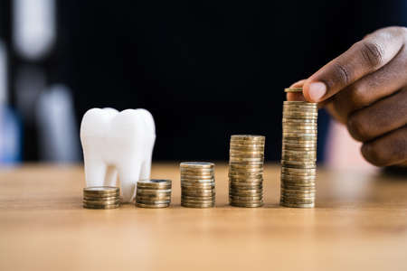 Dental Tooth Insurance And Dentistry Service Moneyの写真素材