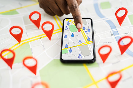 Local City Map Locator Pin Marker Search