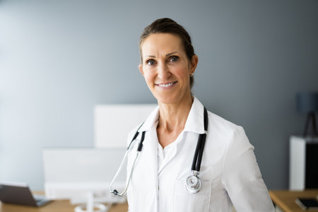 Doctor Online Video Conference Call Or Chatの写真素材