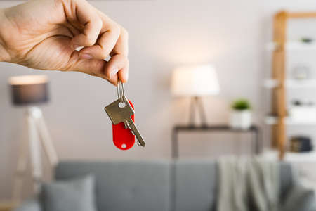 New House Real Estate Owner Holding Keys