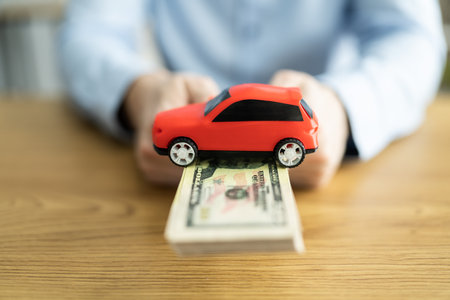 New Car Vehicle Money And Finance Business Loanの写真素材