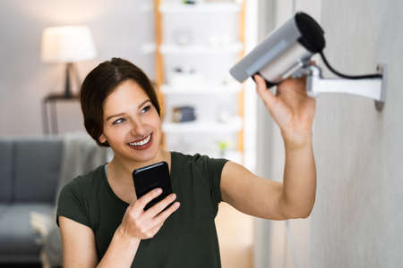 Home Smart Camera Security Technology Using Smartphone