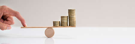 Financial Leverage Balance And Inflation Insurance Concept