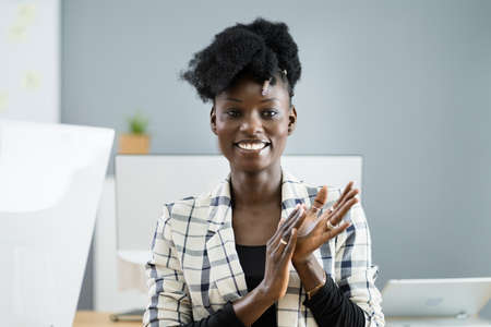 Virtual Online Video Call Or Remote Conferencing Chatの写真素材