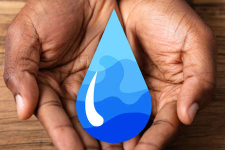 Save Fresh Water. Environment Energy Conservation And Sustainability