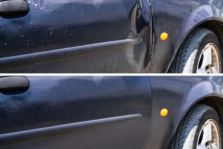 Car Dent Damage Repair Before And After