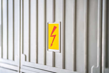 High Voltage Danger Door Electricity Notice Sign